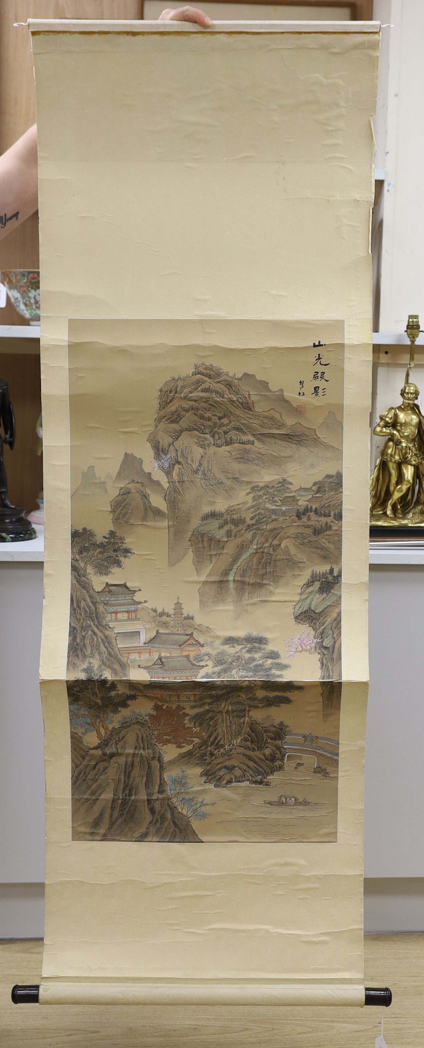 A 19th / 20th century Chinese scroll painting